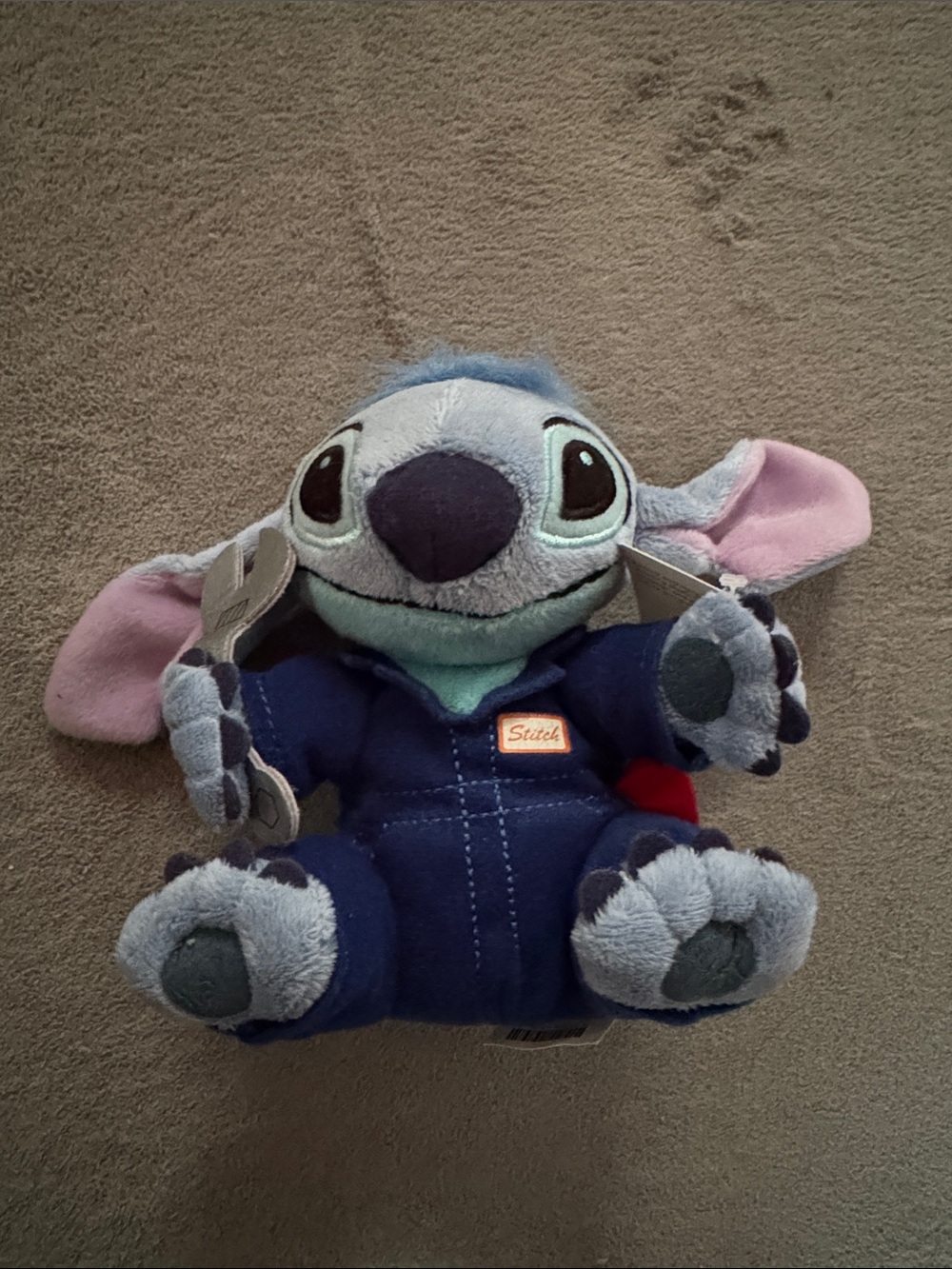 NWT Disney Stitch Plush in Blue, Light Blue and Pink - Soft Character Toy
